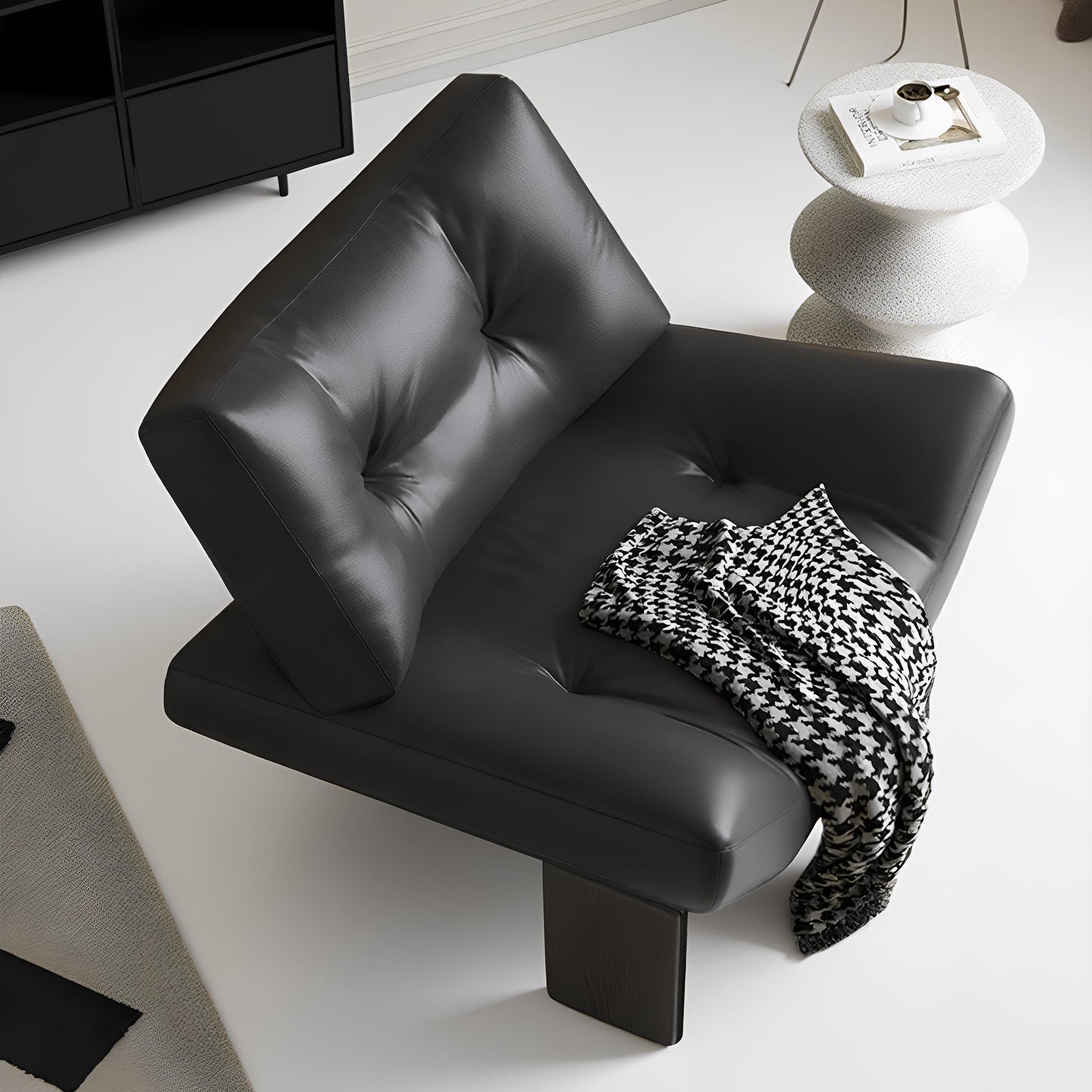 Leather single sofa leisure chair