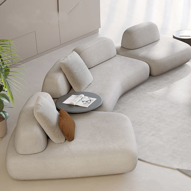 Pebble Sofa Italian Minimalist Designer Creative Large Flat Villa Living Room Hotel Fabric Combination Sofa