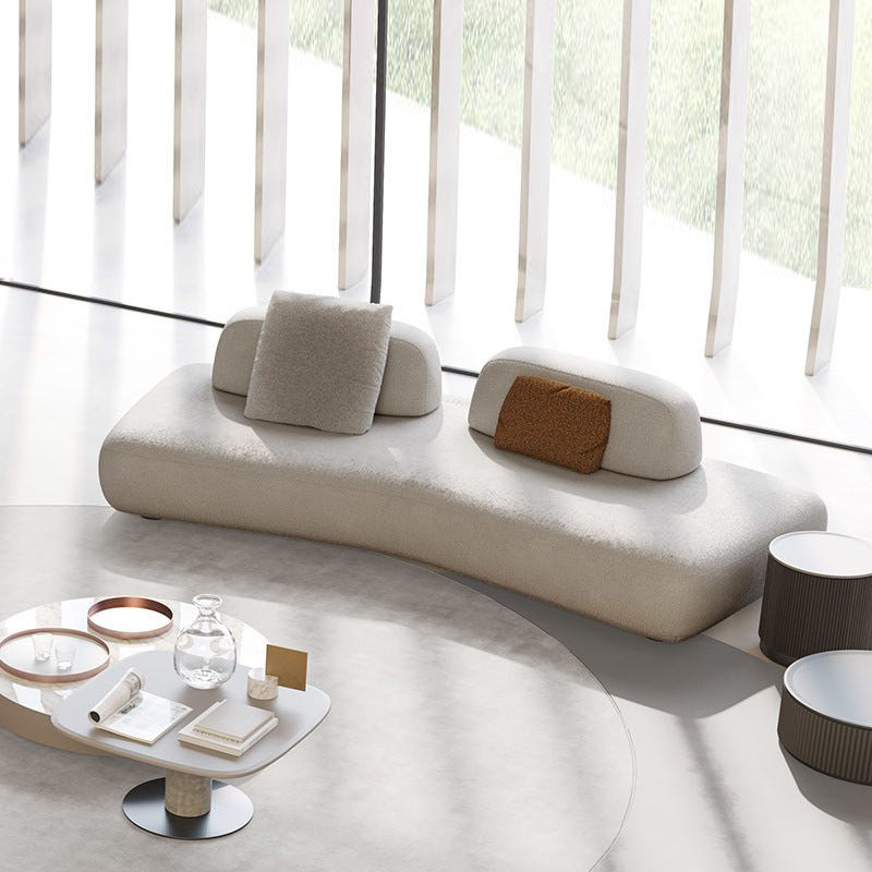 Pebble Sofa Italian Minimalist Designer Creative Large Flat Villa Living Room Hotel Fabric Combination Sofa