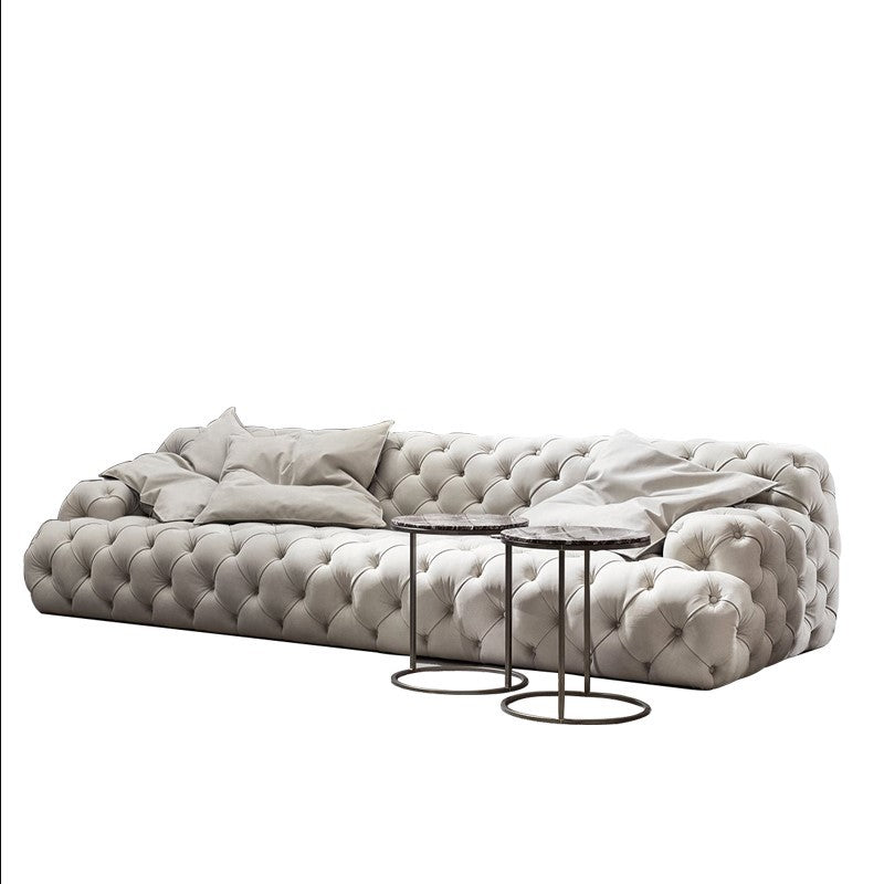 Italian Style Light Luxury Fabric Zipper Sofa