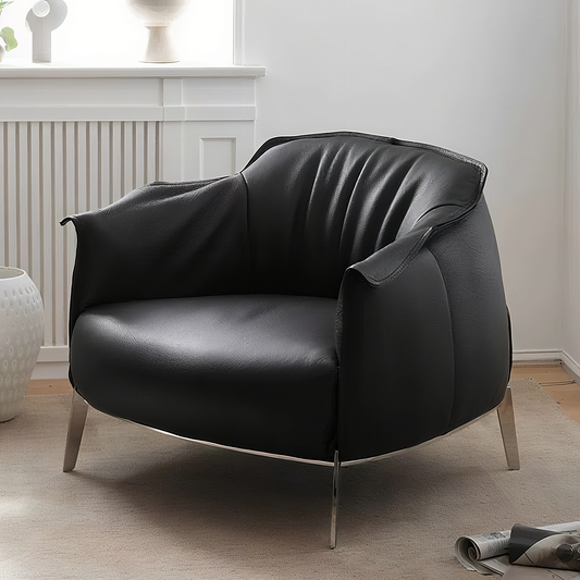 Archibald Living room leather sofa chair