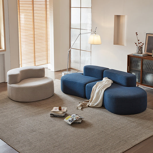 CO-6 Curved compressed sofa