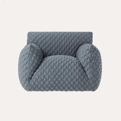 Italian-style creative fabric sofa chair