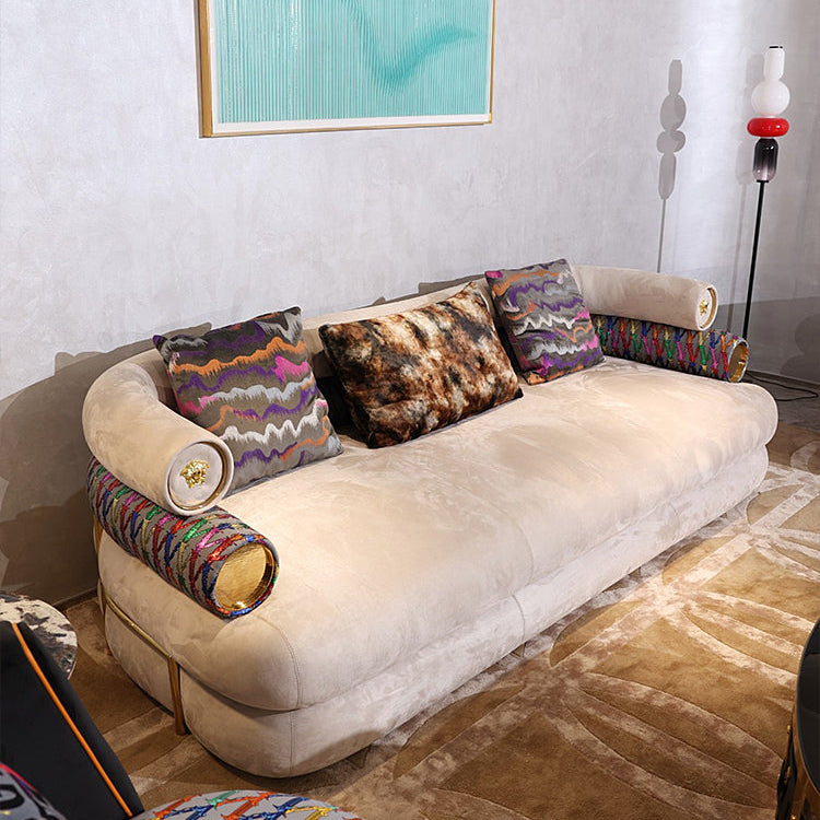 Italian Light Luxury Visionnaire Stainless Steel Sofa