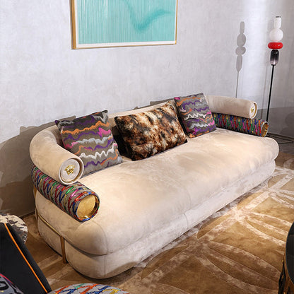 Italian Light Luxury Visionnaire Stainless Steel Sofa