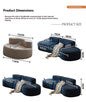 CO-6 Curved compressed sofa