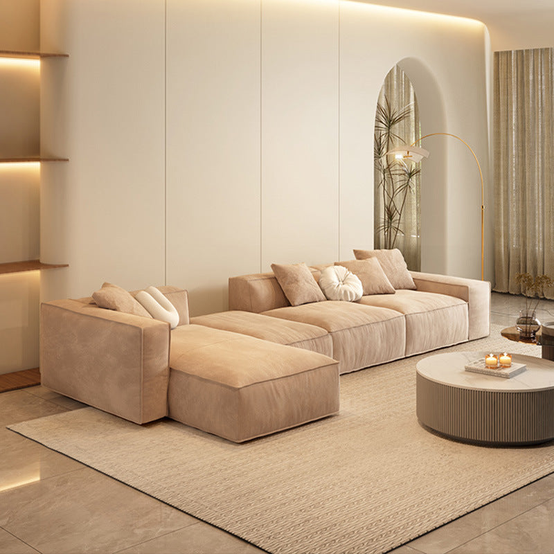 Tofu Block Double-Sided Fabric Sofa