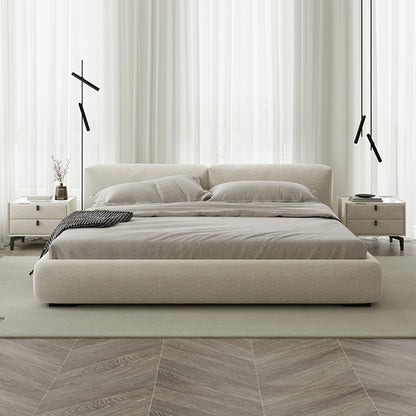 Modern Minimalist Beech Wood Bed