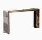 Italian Light Luxury Marble Entryway Table Modern Villa Living Room Decorative Console Designer Style Wall-Mounted Entryway Table