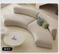 Italian Minimalist Light Luxury Irregular Arc Sofa for Living Room Large Apartment Reception Model Room Designer Beauty Salon Internet Celebrity
