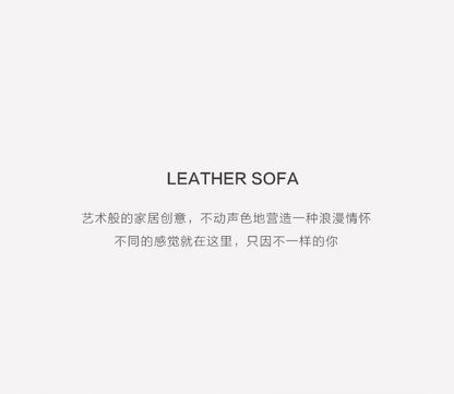 Green Vintage Top Layer Cowhide Buckle Sofa Light Luxury Large and Small Apartment Living Room Simple Postmodern Designer Straight Row