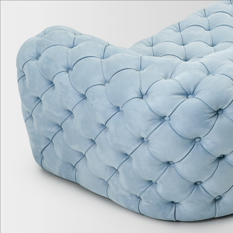 baxter Pull Button Leather Sofa