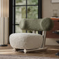 Nordic Light Luxury Sleigh Chair Single Sofa