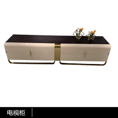 Italian Style Light Luxury Bentley Button Sofa Genuine Leather Designer Postmodern Villa Living Room Set High-end Custom Furniture