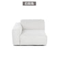 Simple Modern Modular Fabric Small Apartment Chaise Lounge Wabi-Sabi Style Living Room sofa Technology Cloth Tofu Block Small Sofa