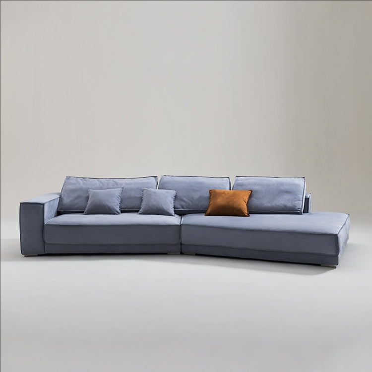 Baxter Shaped leather sofa