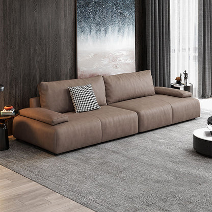 Nordic Tech Fabric Sofa Living Room Simple Modern Double Small Apartment Minimalist New Trendy Straight Three-Seater