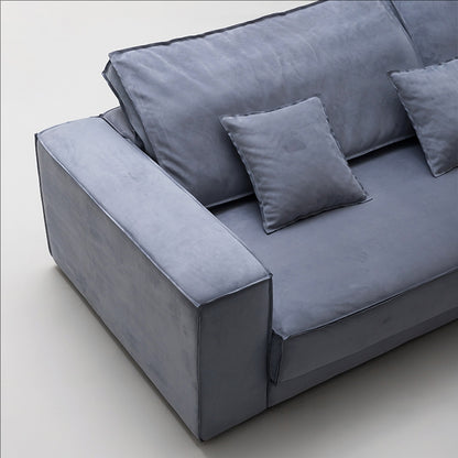 Baxter Shaped leather sofa