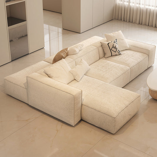 Tofu Block Double-Sided Fabric Sofa