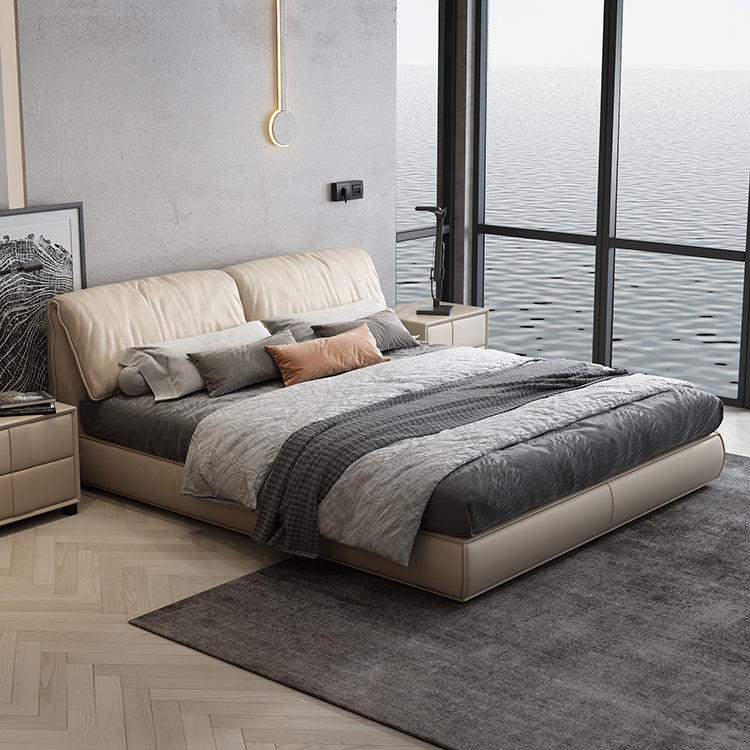 Elephant Ear Double Leather Bed