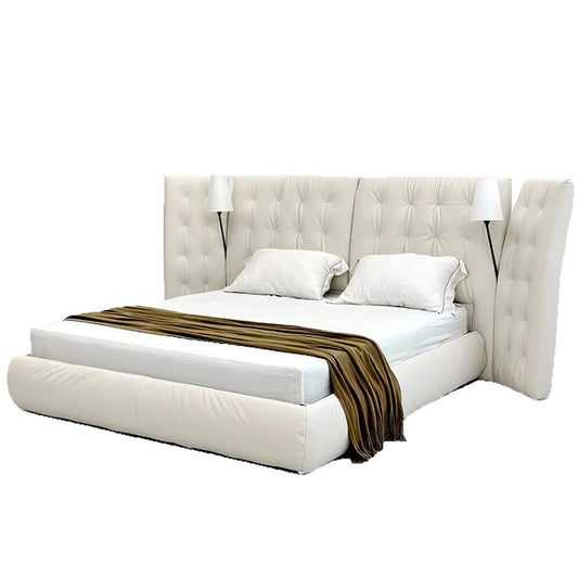 Italian Minimalist Fabric Bed