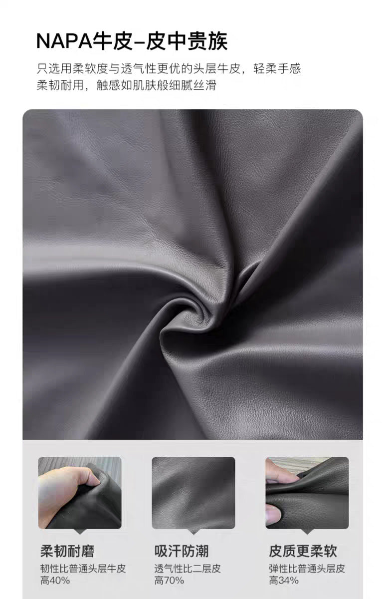 Piano Keys Minimalist Style L Genuine Leather Sofa Light Luxury Black Irregular Sofa Living Room Large Flat Floor Curved Sofa