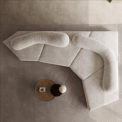 Living room rock fabric sofa
