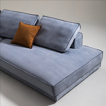 Baxter Shaped leather sofa