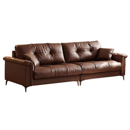 Italian Minimalist Nebula Genuine Leather Sofa