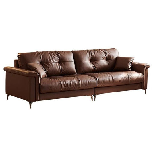 Italian Minimalist Nebula Genuine Leather Sofa