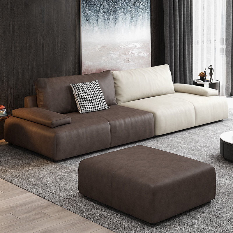 Nordic Tech Fabric Sofa Living Room Simple Modern Double Small Apartment Minimalist New Trendy Straight Three-Seater
