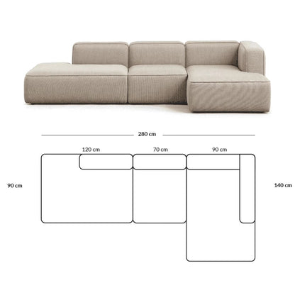 Simple Small Apartment Home Use Two or Three Seater Fabric Sofa Cotton Linen Armless Straight Row Modular Combination Reception Sofa