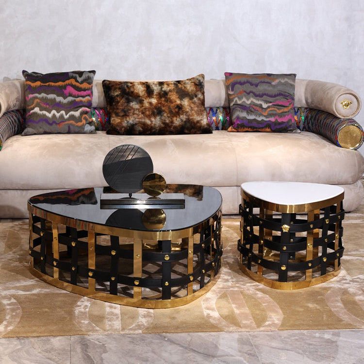 Italian Light Luxury Visionnaire Stainless Steel Sofa