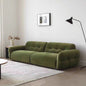 Cloud Lamb Fabric Straight Sofa