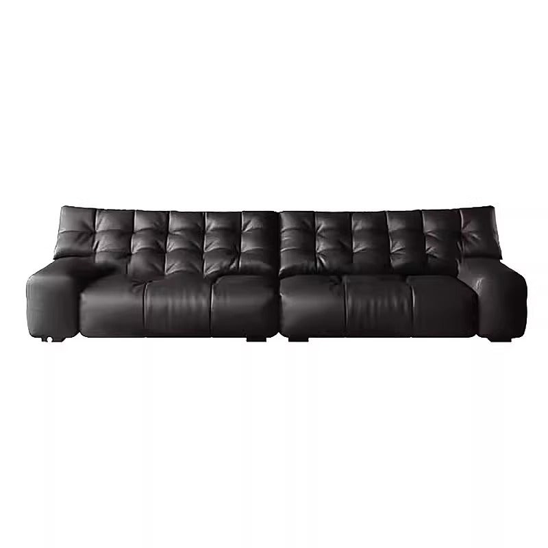Big Black Bear Retro Oil Wax Leather Sofa