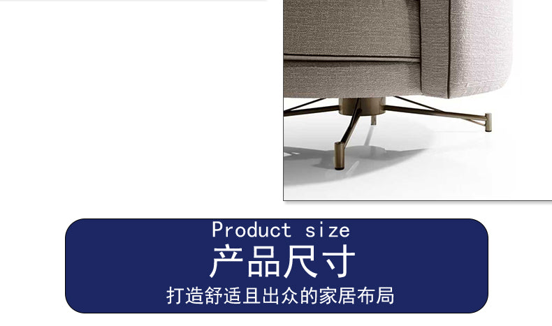 Italian Light Luxury Visionnaire Fabric Sofa Chair Designer Living Room Lounge Chair Balcony Armrest Backrest Chair
