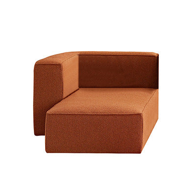 Nordic Wabi-Sabi Style Living Room Double-Sided Fabric Sofa Modular Combination Italian Minimalist Irregular Design Tofu Block Sofa