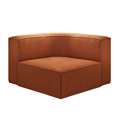 Nordic Wabi-Sabi Style Living Room Double-Sided Fabric Sofa Modular Combination Italian Minimalist Irregular Design Tofu Block Sofa