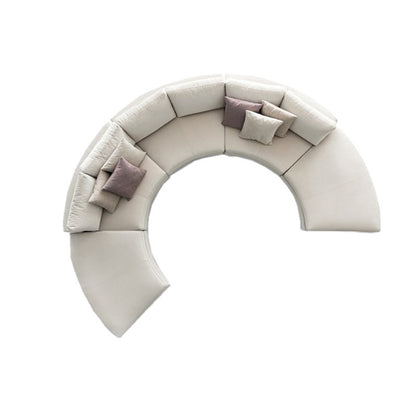 Fabric Hotel Living Room KTV Semicircular Sofa