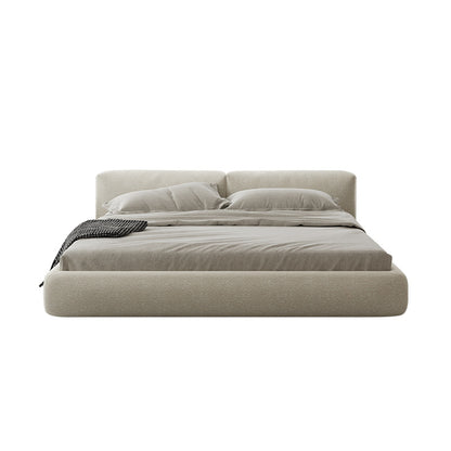 Modern Minimalist Beech Wood Bed