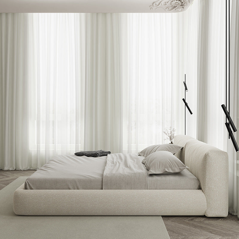 Modern Minimalist Beech Wood Bed