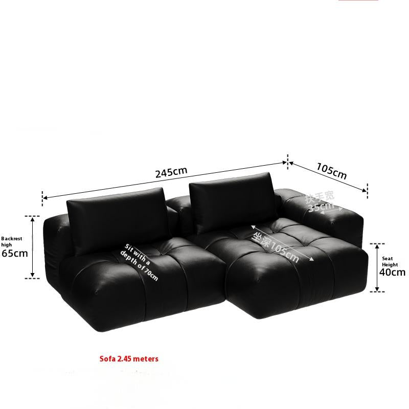 Pixel Module Leather Sofa