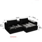 Pixel Module Leather Sofa