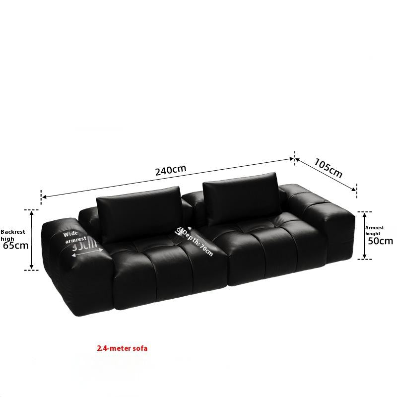 Pixel Module Leather Sofa
