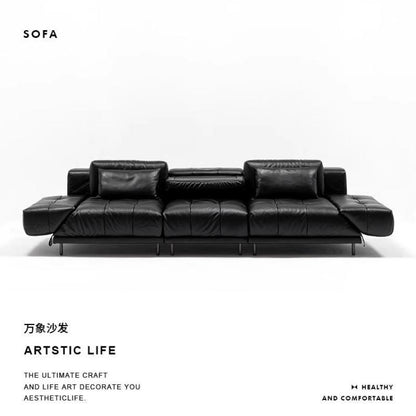 Versatile Sofa Genuine Leather