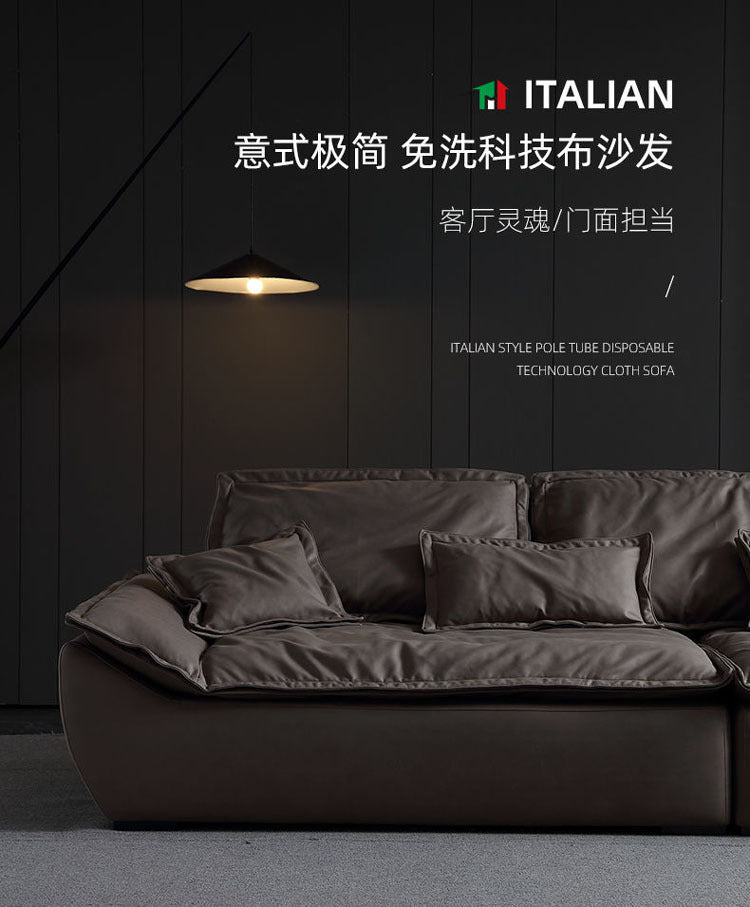 Italian Minimalist Sailboat Sofa