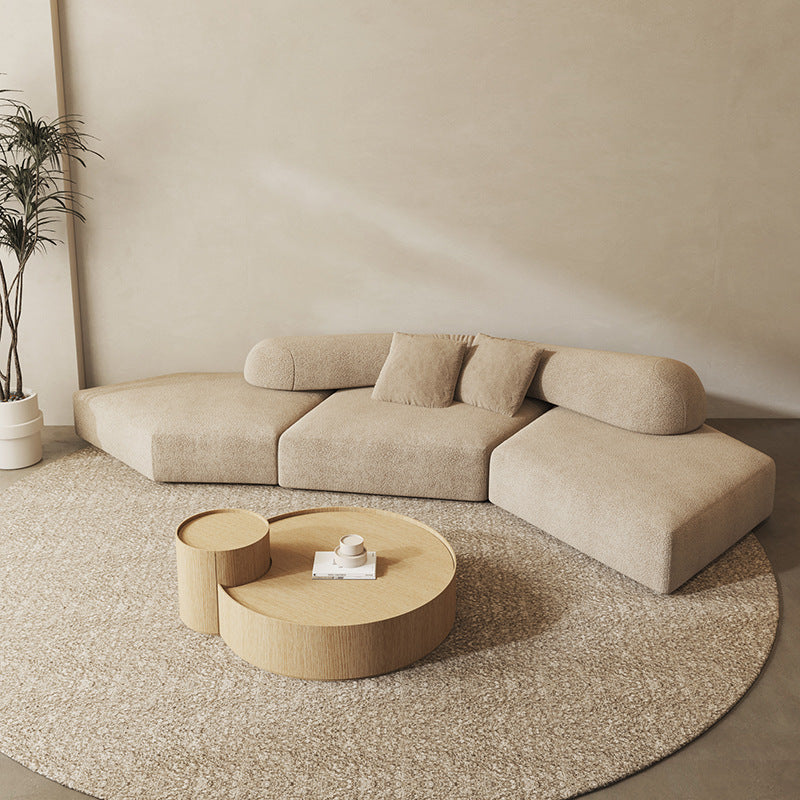 Italian Wabi-Sabi Style Rock Fabric Sofa