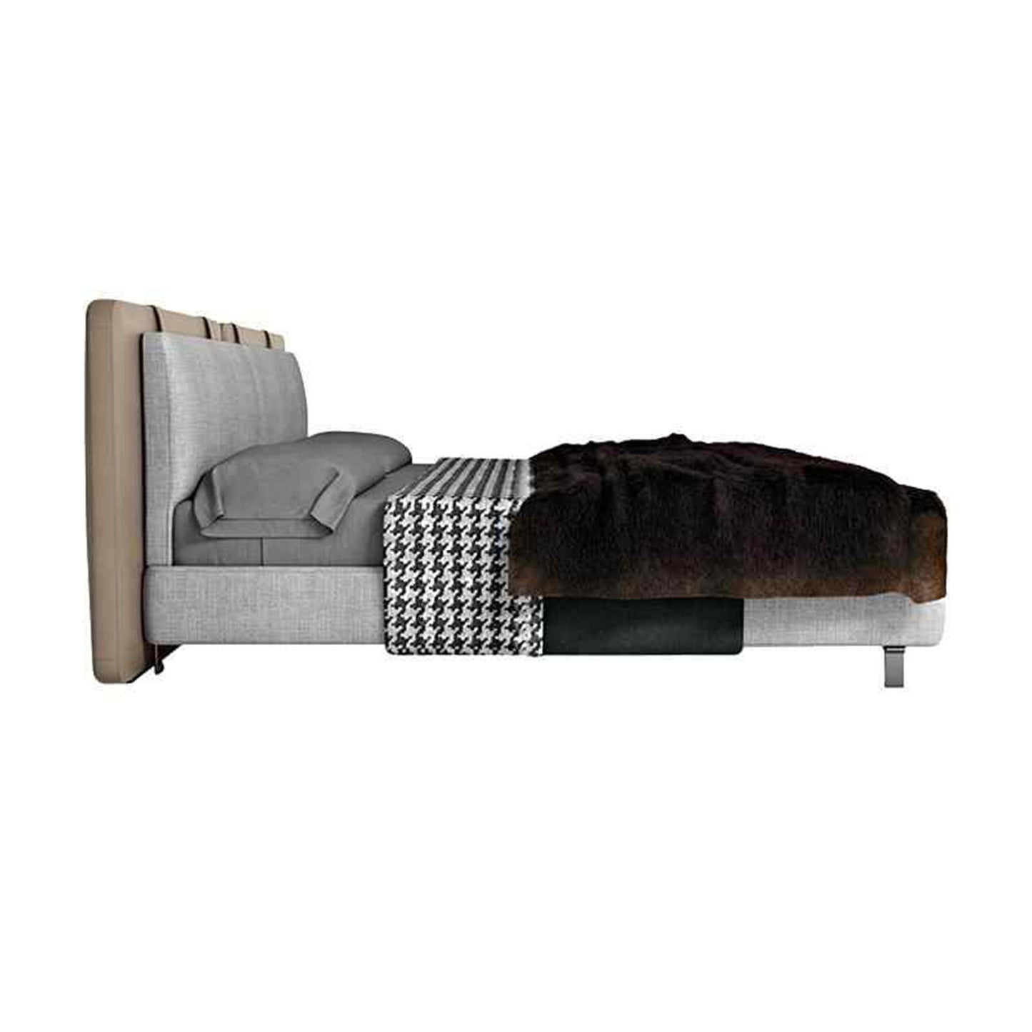 Tatlin Bed Italian Minimalist Fabric Bed
