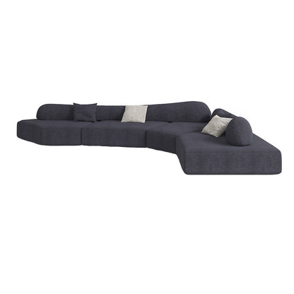 Italian Wabi-Sabi Style Rock Fabric Sofa