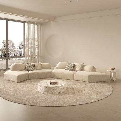 Italian Wabi-Sabi Style Rock Fabric Sofa